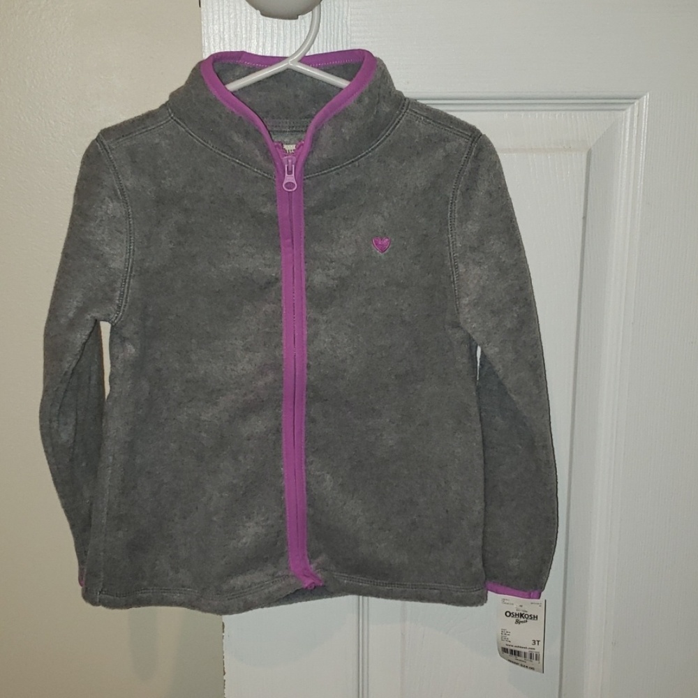 NWT 3T Oshkosh Fleece Zipup